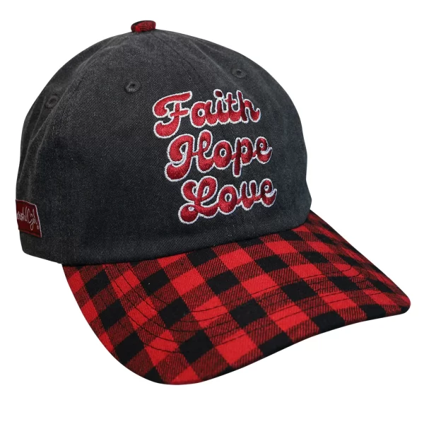 Christian Cherished Girl Womens “Faith Hope Love” Cap