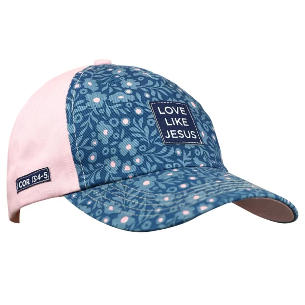 Christian Womens Cherished Girl Floral “Love Like Jesus Floral” Cap