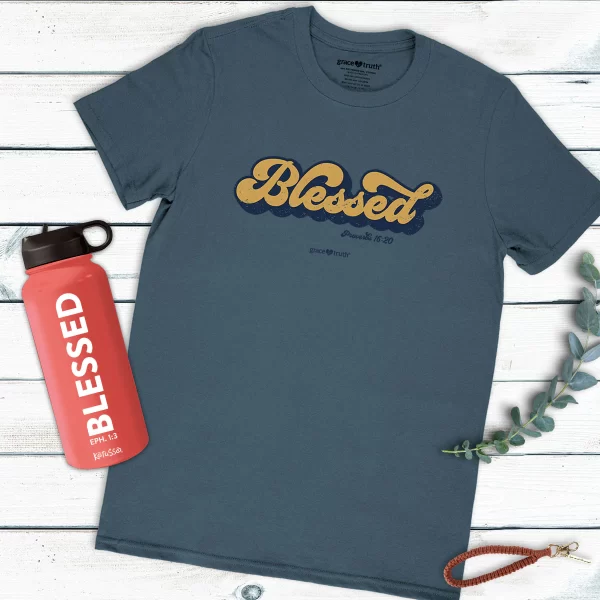 Women's Christian "Blessed" T-Shirt - Image 3