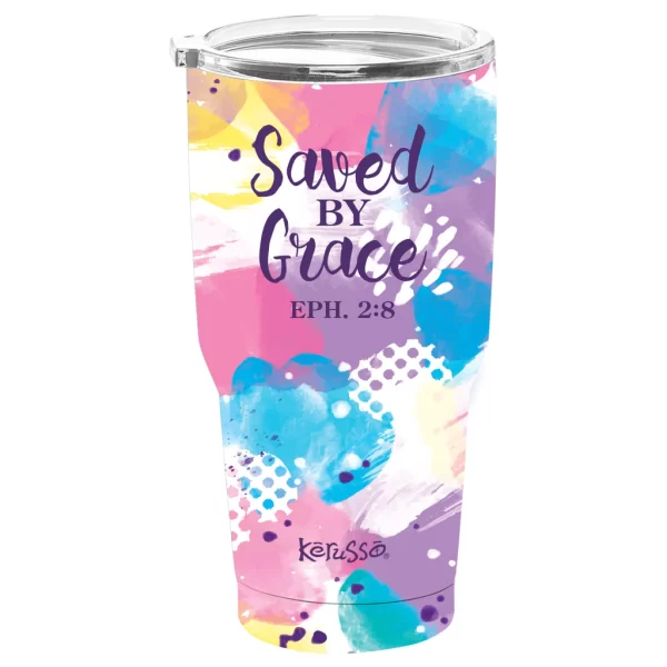 Saved By Grace Kerusso 30 oz Stainless Steel Tumbler