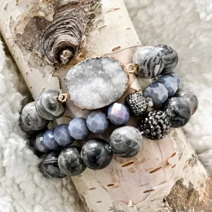 Heavy Bead Set: Greytone