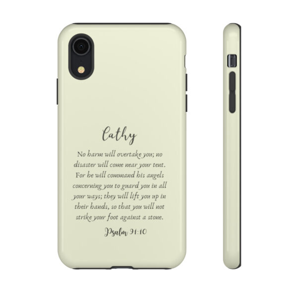 Personalized Christian Bible Verse Psalm 91:10-12 Name Tough Phone Case iPhone Samsung Galaxy Google Accessory Gift Faith Religious - Image 10