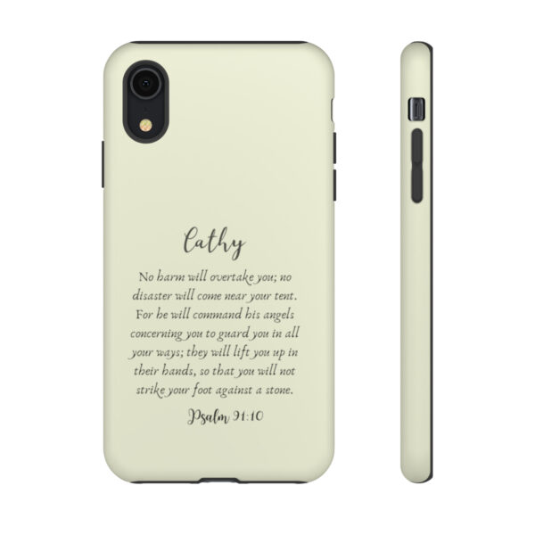 Personalized Christian Bible Verse Psalm 91:10-12 Name Tough Phone Case iPhone Samsung Galaxy Google Accessory Gift Faith Religious - Image 11