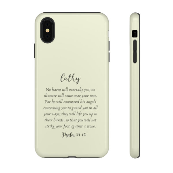 Personalized Christian Bible Verse Psalm 91:10-12 Name Tough Phone Case iPhone Samsung Galaxy Google Accessory Gift Faith Religious - Image 14