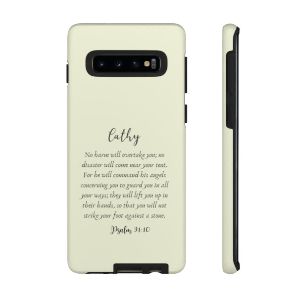 Personalized Christian Bible Verse Psalm 91:10-12 Name Tough Phone Case iPhone Samsung Galaxy Google Accessory Gift Faith Religious - Image 21