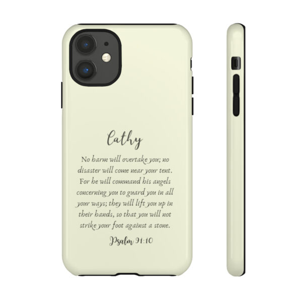 Personalized Christian Bible Verse Psalm 91:10-12 Name Tough Phone Case iPhone Samsung Galaxy Google Accessory Gift Faith Religious - Image 22