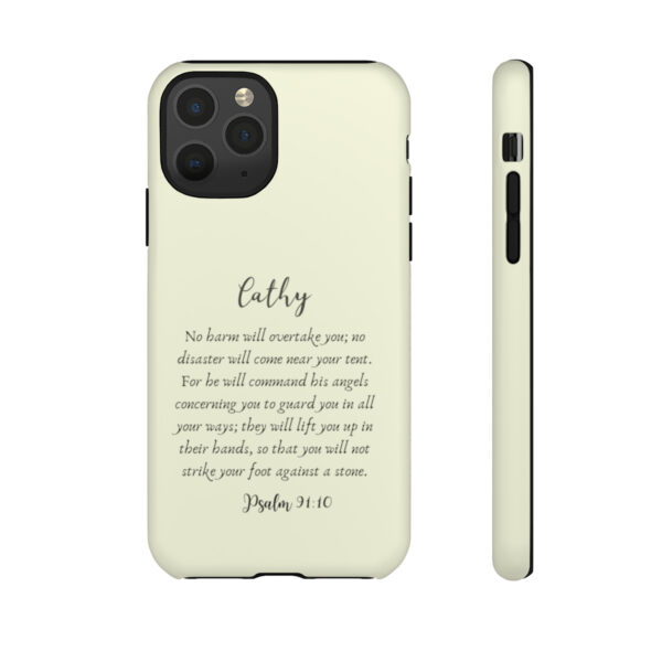 Personalized Christian Bible Verse Psalm 91:10-12 Name Tough Phone Case iPhone Samsung Galaxy Google Accessory Gift Faith Religious - Image 25