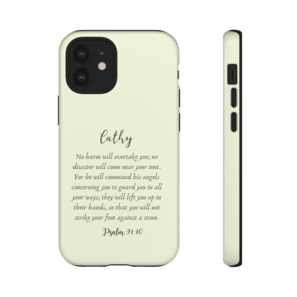 Personalized Christian Bible Verse Psalm 91:10-12 Name Tough Phone Case iPhone Samsung Galaxy Google Accessory Gift Faith Religious - Image 34