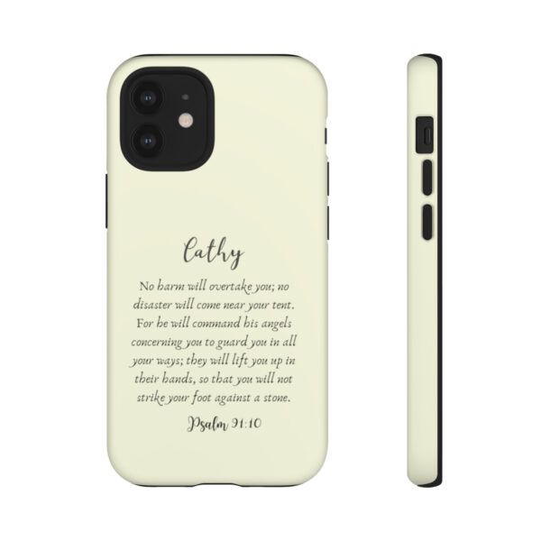 Personalized Christian Bible Verse Psalm 91:10-12 Name Tough Phone Case iPhone Samsung Galaxy Google Accessory Gift Faith Religious - Image 35