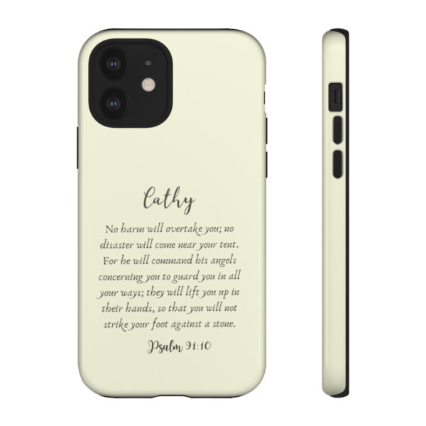 Personalized Christian Bible Verse Psalm 91:10-12 Name Tough Phone Case iPhone Samsung Galaxy Google Accessory Gift Faith Religious - Image 36