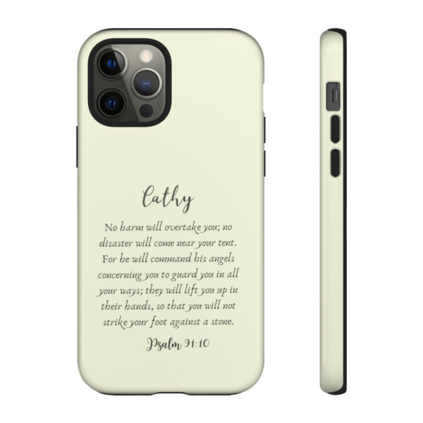 Personalized Christian Bible Verse Psalm 91:10-12 Name Tough Phone Case iPhone Samsung Galaxy Google Accessory Gift Faith Religious - Image 38