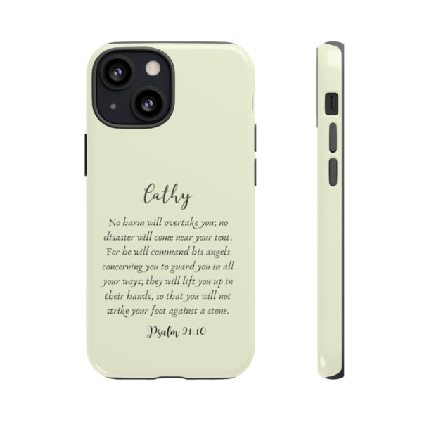 Personalized Christian Bible Verse Psalm 91:10-12 Name Tough Phone Case iPhone Samsung Galaxy Google Accessory Gift Faith Religious - Image 46