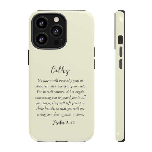 Personalized Christian Bible Verse Psalm 91:10-12 Name Tough Phone Case iPhone Samsung Galaxy Google Accessory Gift Faith Religious - Image 50