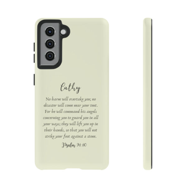 Personalized Christian Bible Verse Psalm 91:10-12 Name Tough Phone Case iPhone Samsung Galaxy Google Accessory Gift Faith Religious - Image 60