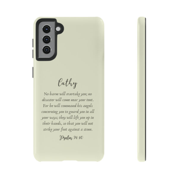 Personalized Christian Bible Verse Psalm 91:10-12 Name Tough Phone Case iPhone Samsung Galaxy Google Accessory Gift Faith Religious - Image 62