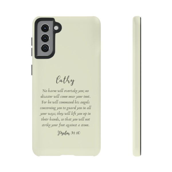 Personalized Christian Bible Verse Psalm 91:10-12 Name Tough Phone Case iPhone Samsung Galaxy Google Accessory Gift Faith Religious - Image 64