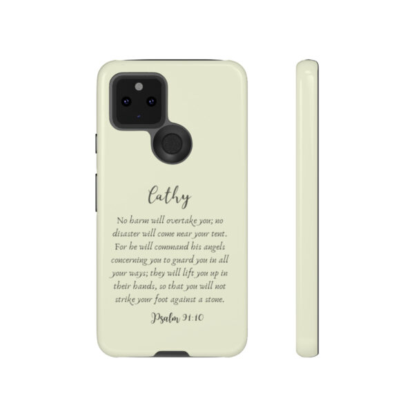 Personalized Christian Bible Verse Psalm 91:10-12 Name Tough Phone Case iPhone Samsung Galaxy Google Accessory Gift Faith Religious - Image 70