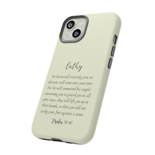 Personalized Christian Bible Verse Psalm 91:10-12 Name Tough Phone Case iPhone Samsung Galaxy Google Accessory Gift Faith Religious - Image 103