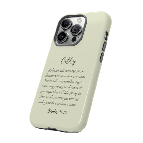 Personalized Christian Bible Verse Psalm 91:10-12 Name Tough Phone Case iPhone Samsung Galaxy Google Accessory Gift Faith Religious - Image 107