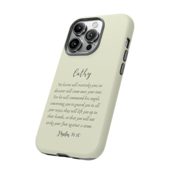 Personalized Christian Bible Verse Psalm 91:10-12 Name Tough Phone Case iPhone Samsung Galaxy Google Accessory Gift Faith Religious - Image 111