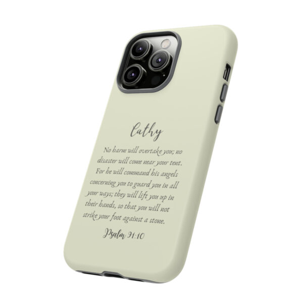 Personalized Christian Bible Verse Psalm 91:10-12 Name Tough Phone Case iPhone Samsung Galaxy Google Accessory Gift Faith Religious - Image 127