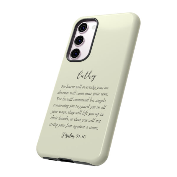 Personalized Christian Bible Verse Psalm 91:10-12 Name Tough Phone Case iPhone Samsung Galaxy Google Accessory Gift Faith Religious - Image 139