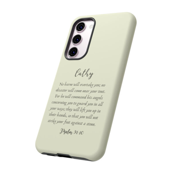 Personalized Christian Bible Verse Psalm 91:10-12 Name Tough Phone Case iPhone Samsung Galaxy Google Accessory Gift Faith Religious - Image 143