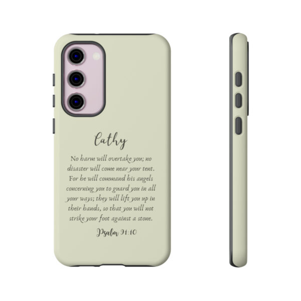 Personalized Christian Bible Verse Psalm 91:10-12 Name Tough Phone Case iPhone Samsung Galaxy Google Accessory Gift Faith Religious - Image 142