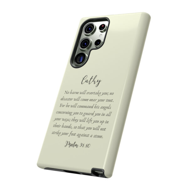 Personalized Christian Bible Verse Psalm 91:10-12 Name Tough Phone Case iPhone Samsung Galaxy Google Accessory Gift Faith Religious - Image 147